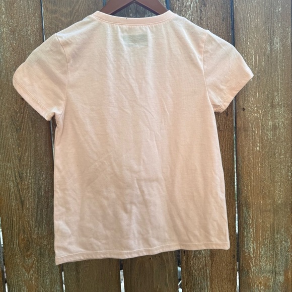 EDDIE BAUER Girls Pink Tee Shirt Rainbow Graphic Size 10/12 - Picture 6 of 9